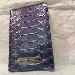 Brahmin Electric Blue Passport Holder